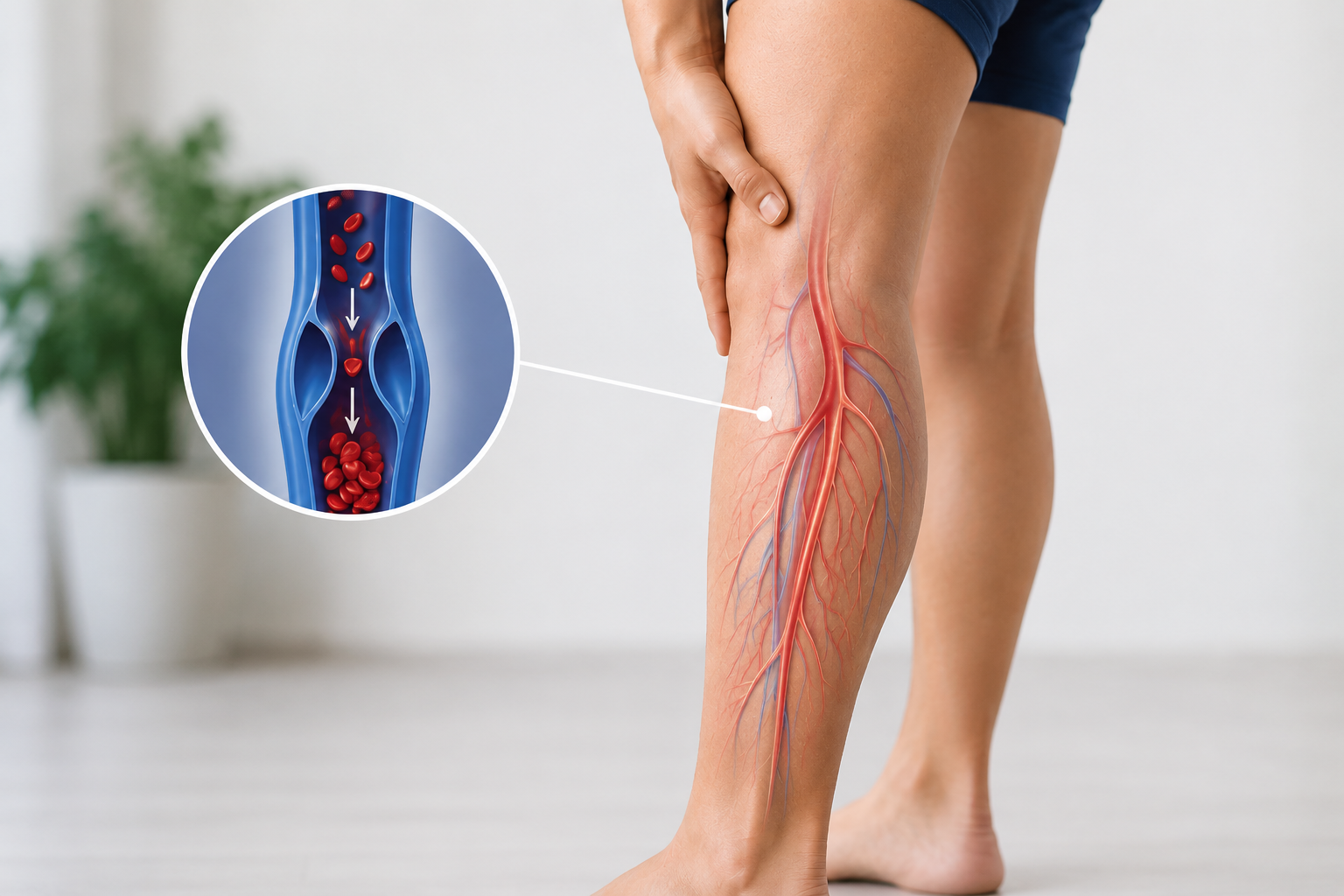 PAD treatment leg image